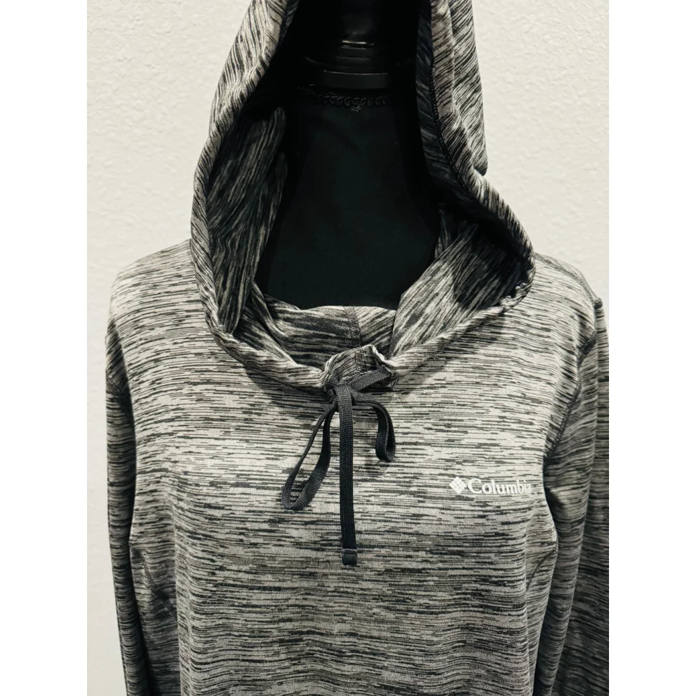 Columbia Women's Heathered Gray Long Sleeve Pullover, Size XL - Picture 4 of 8